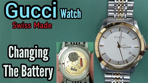 battery replacement for Gucci watch